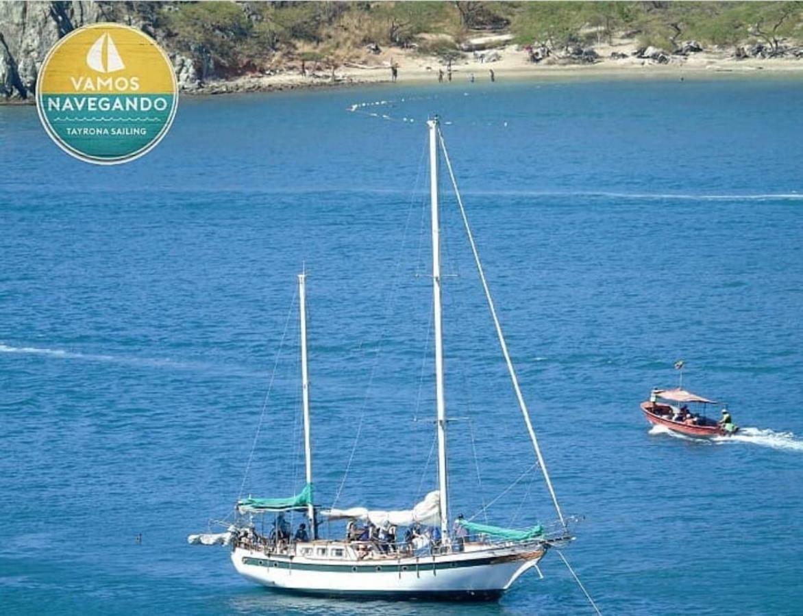 The Cantamar Beach Hostel サンタ・マルタ エクステリア 写真